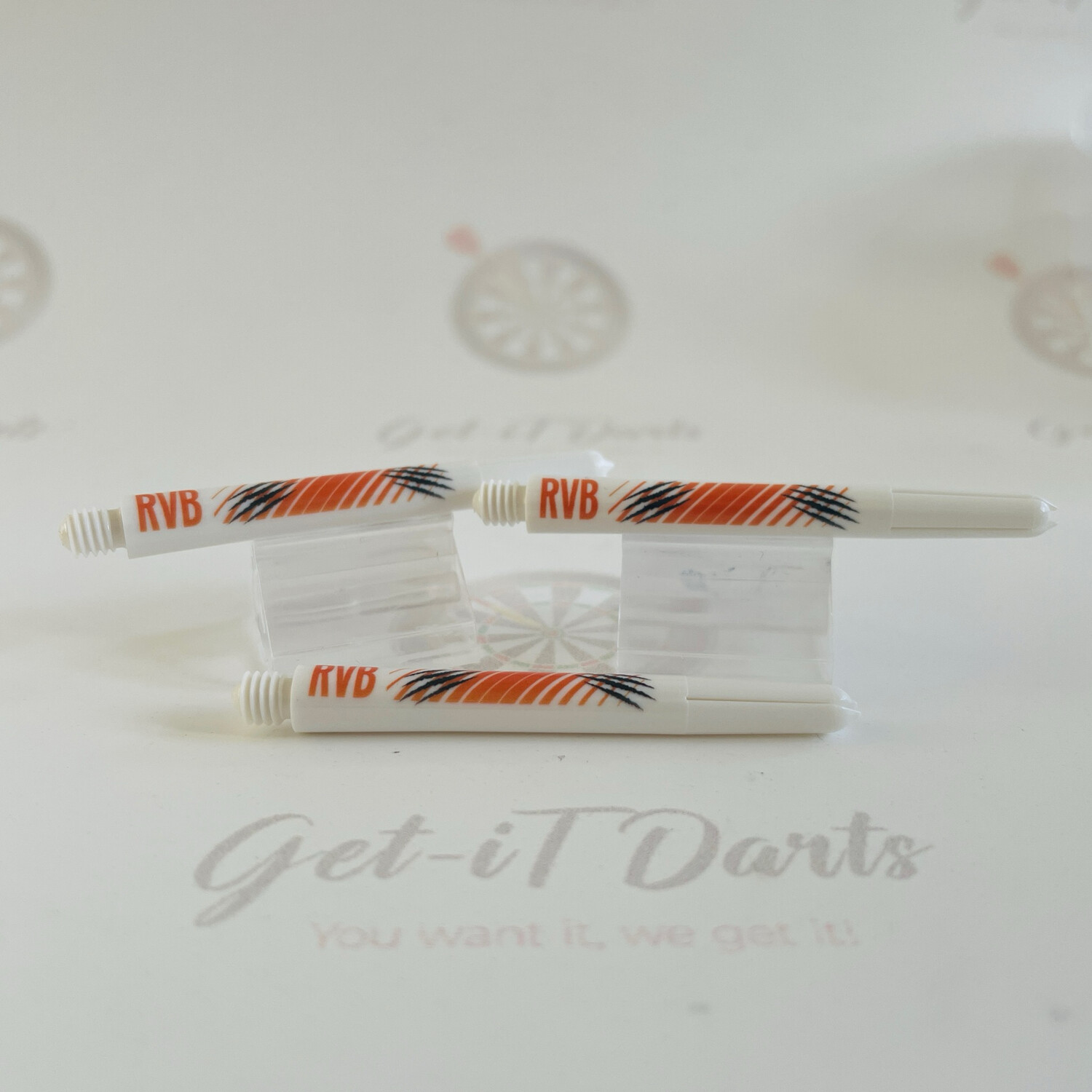 Target Raymond van Barneveld Shafts White Medium 48mm