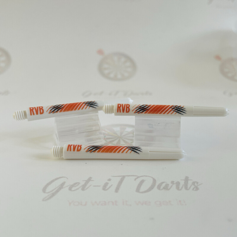 Target Raymond van Barneveld Shafts White Medium 48mm