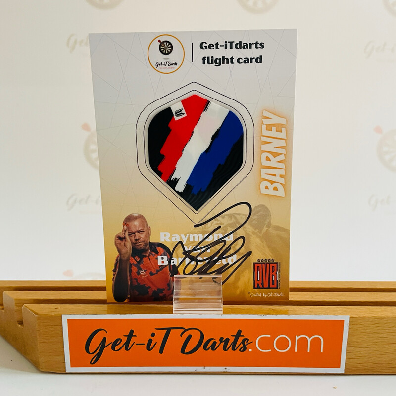Flight Card Raymond van Barneveld target RvB