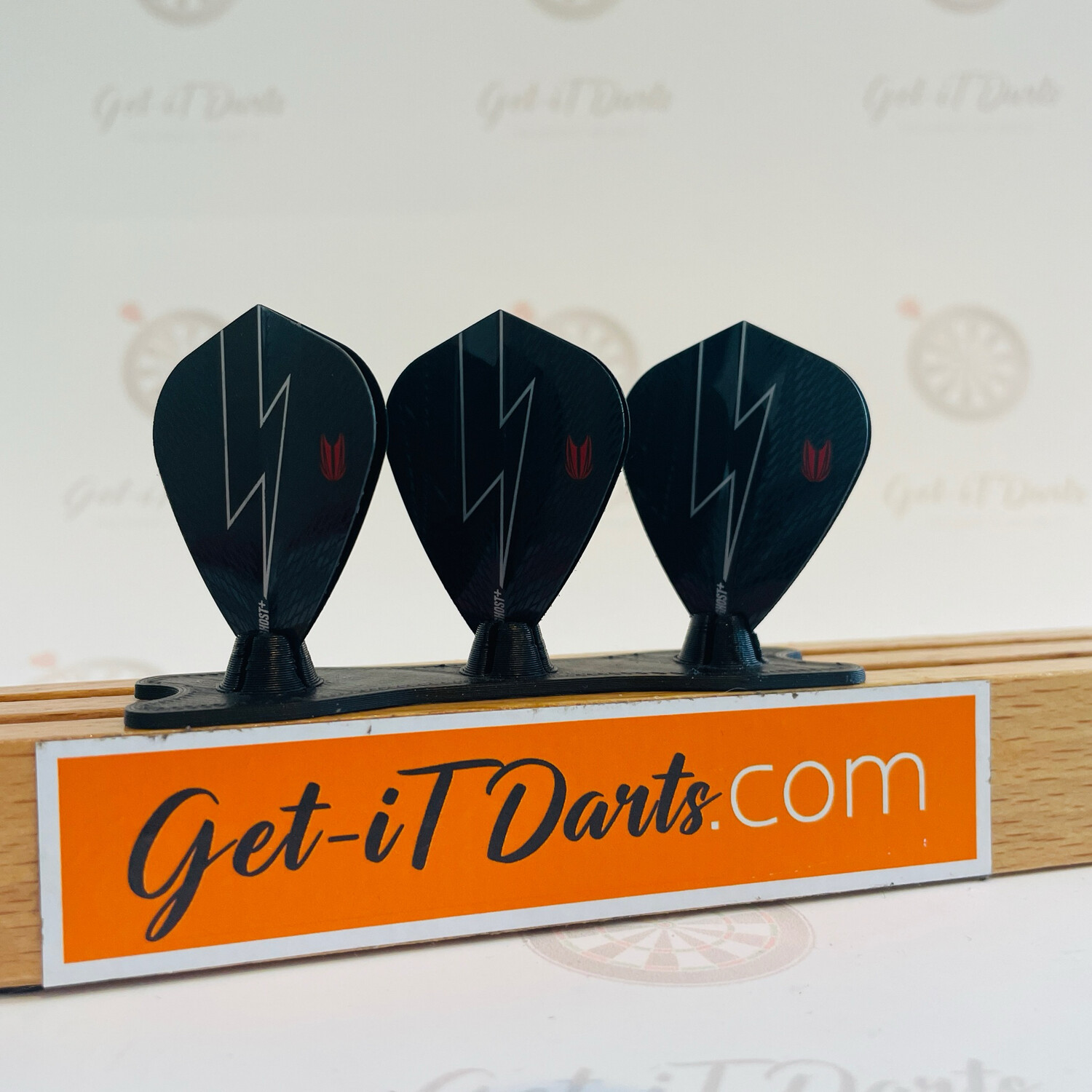 Phil Taylor Flights Ghost Power Bolt Black