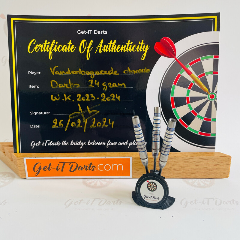 Mario Vandenbogaerde match used darts World Championships 2024