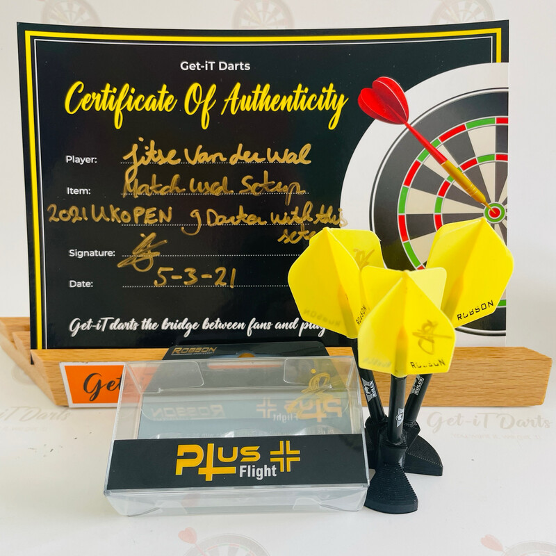 Jitse van der Wal match used setup UK Open 2021 #9darter