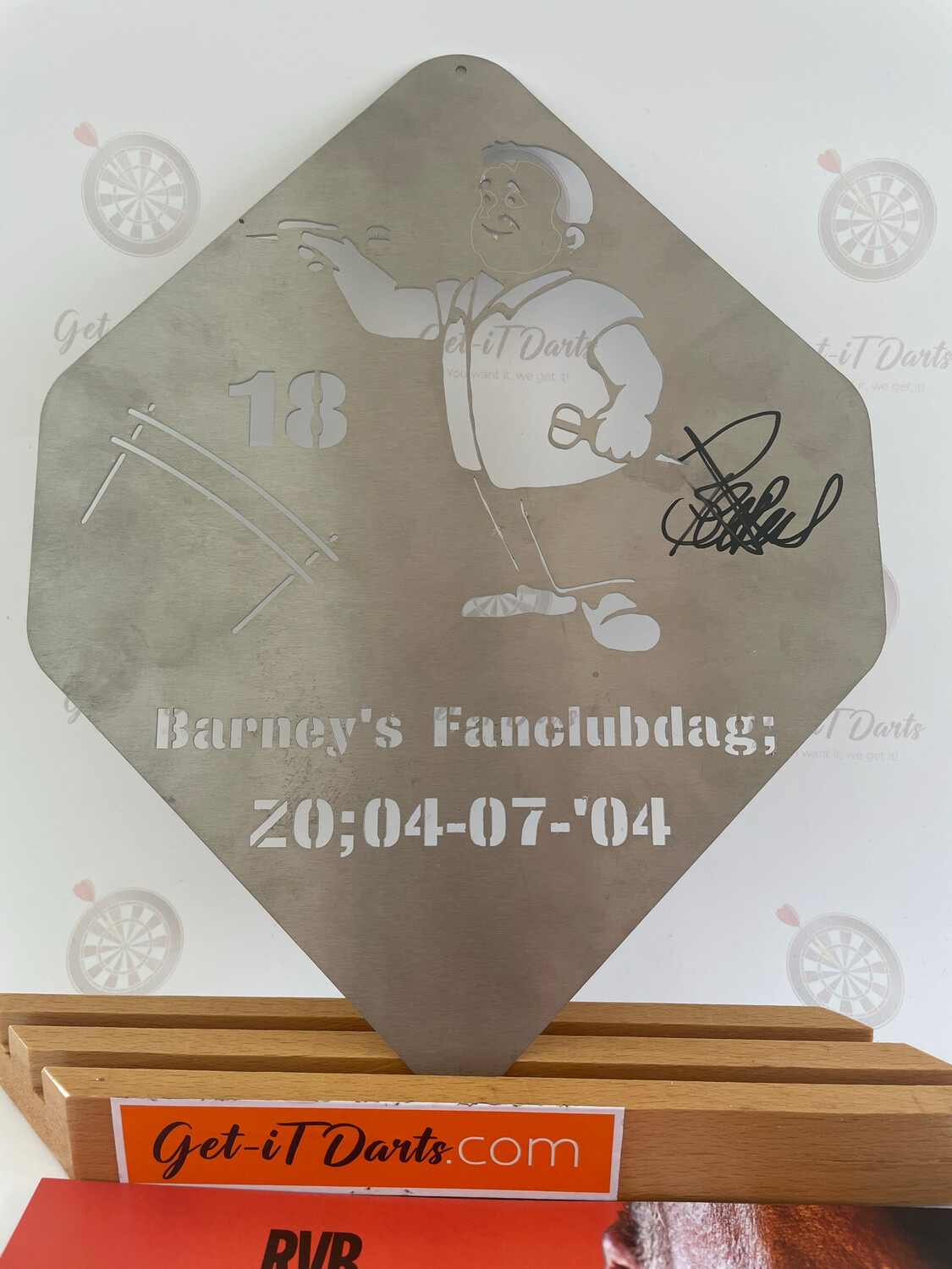 Metal Plate Barneys Fanclubdag 2004