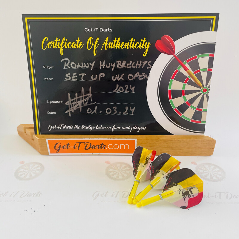 Ronny Huybrechts Setup UK Open 2024