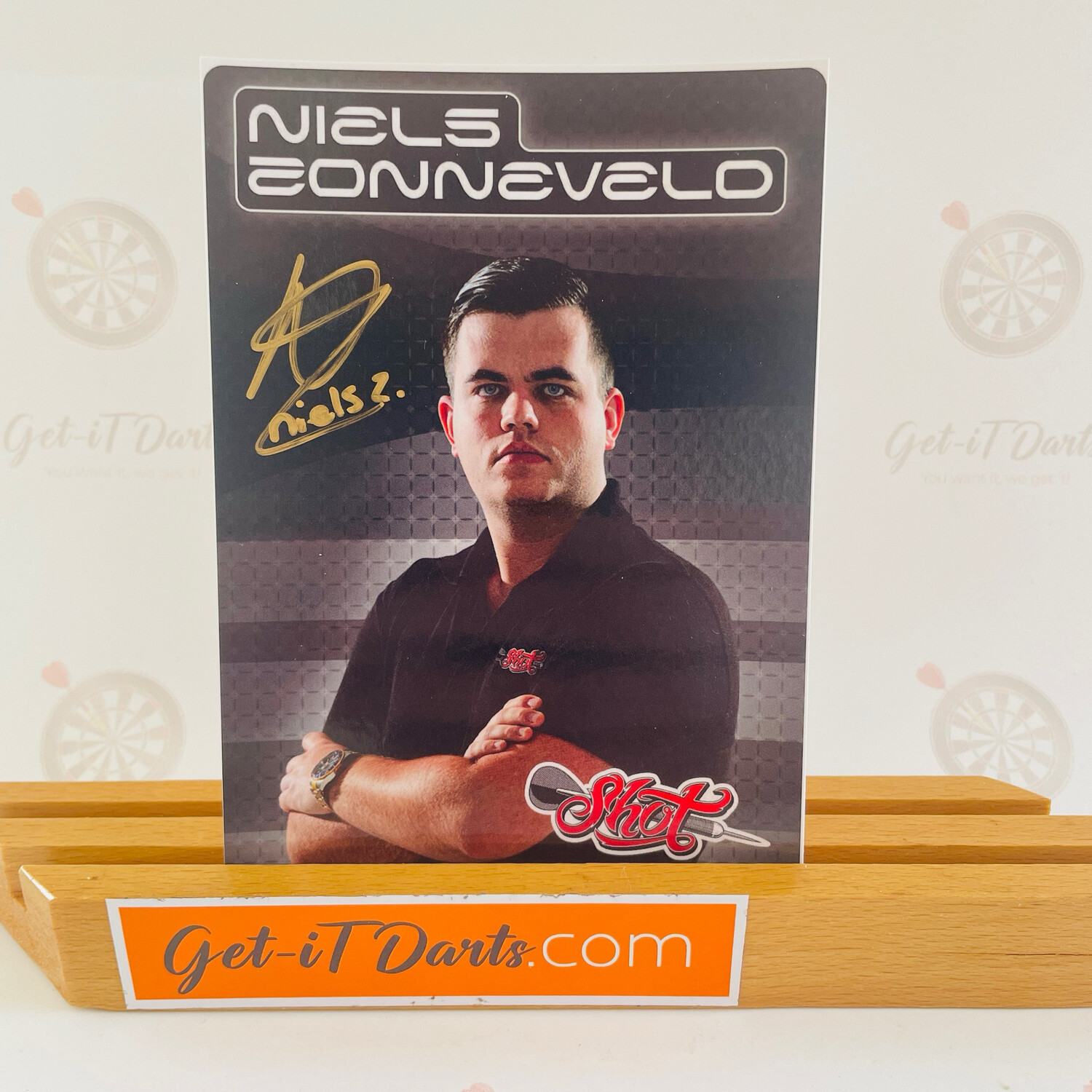 Niels Zonneveld Signed Playercard Gold