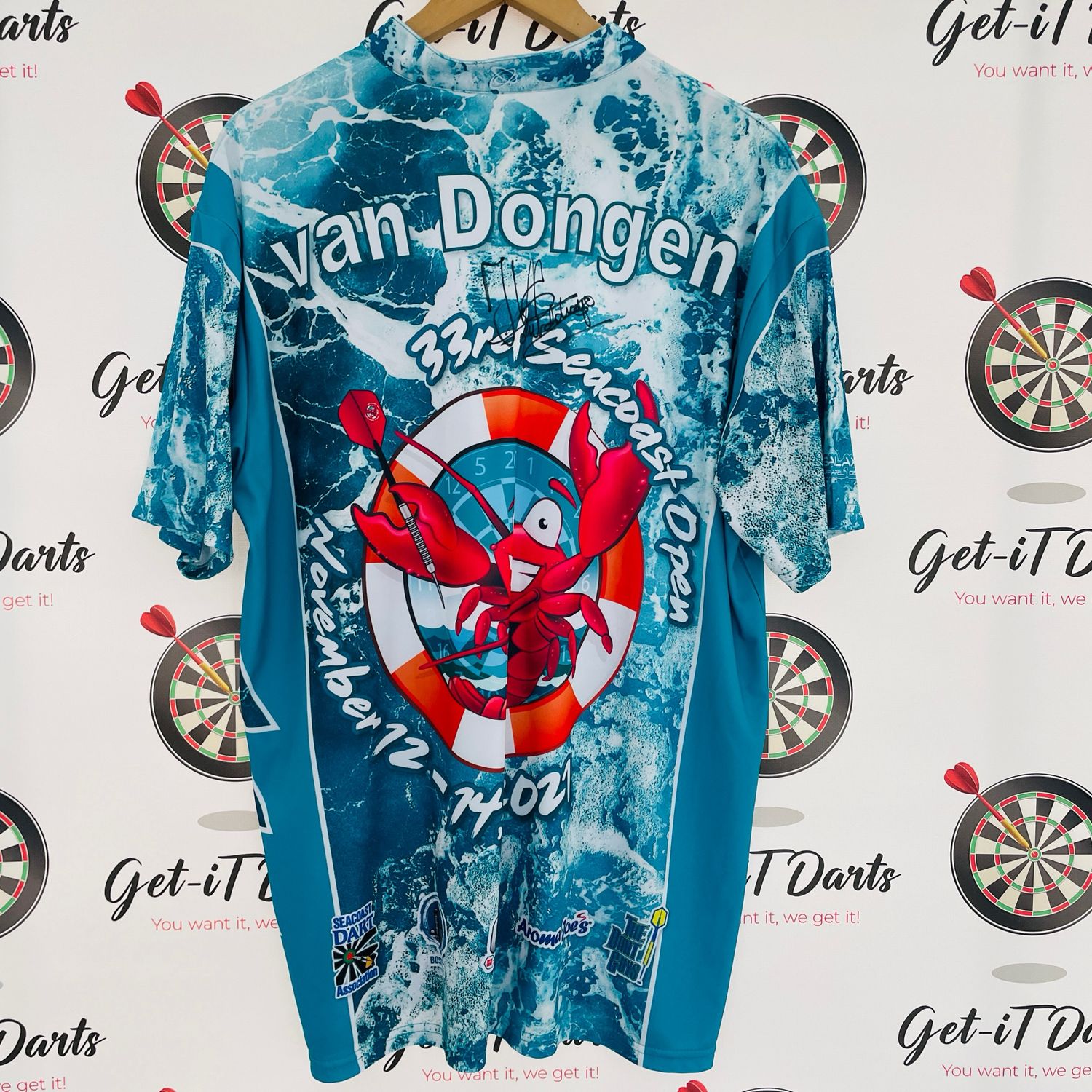 Jules van Dongen match Worn shirt Seacoast Open