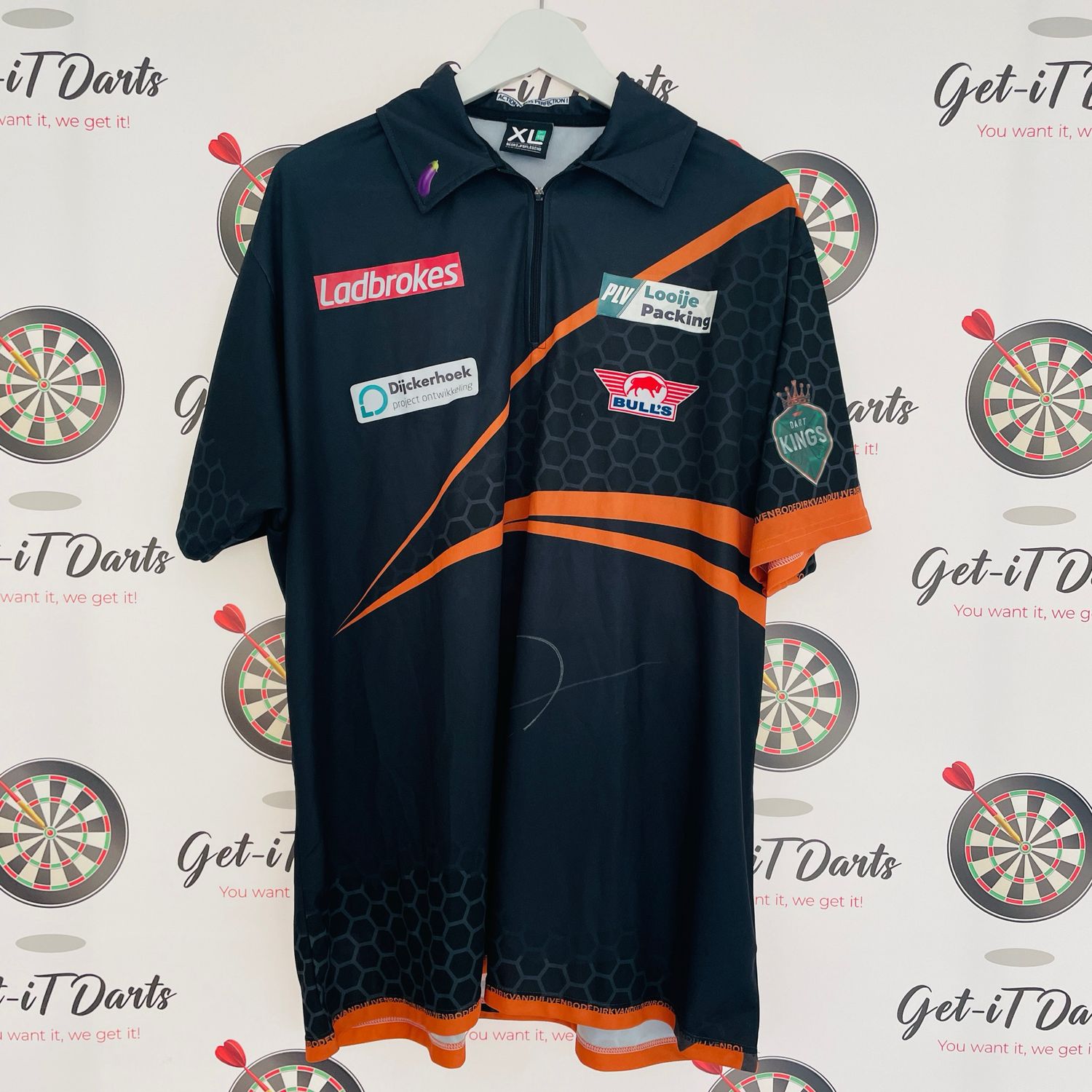 Dirk van Duivenbode Match Worn shirt UK Open 2024