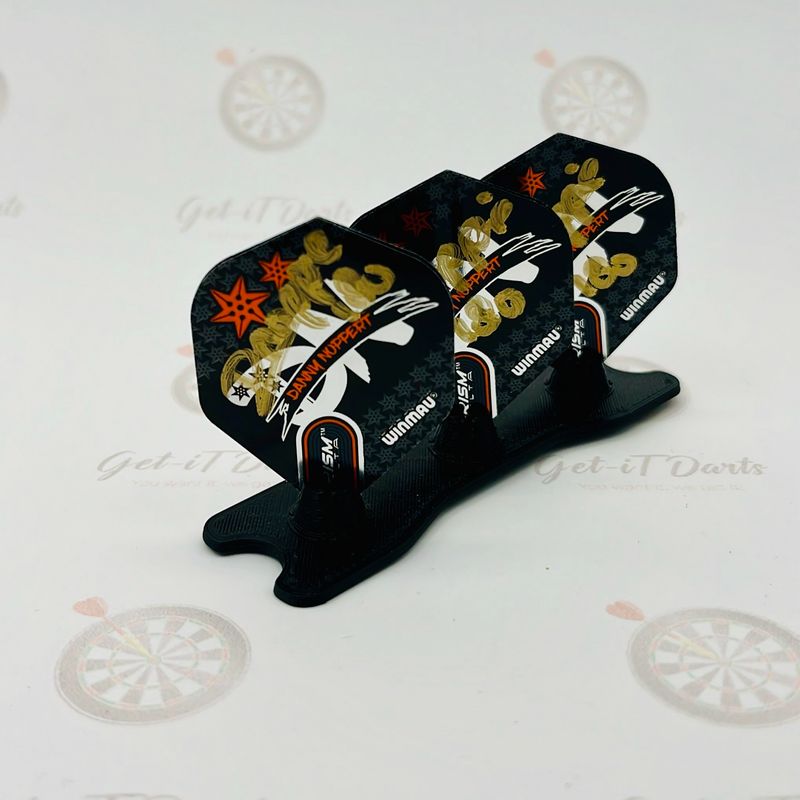Danny Noppert, Winmau Delta Black, Signed Flights