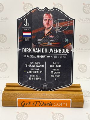 Dirk van Duijvenbode Ultimate Darts Card Signed