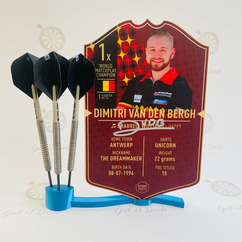 Ultimate Card/Dart stand Blue