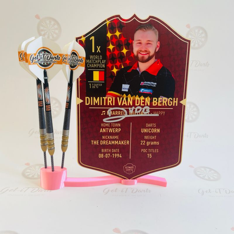 Ultimate Card/Dart stand Pink