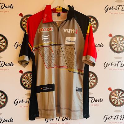 Dimitri Van Den Bergh Match Worn Shirt, the Masters vs James Wade