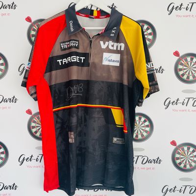 Dimitri Van Den Bergh Match Worn shirt, eurotour 12 vs James Wade