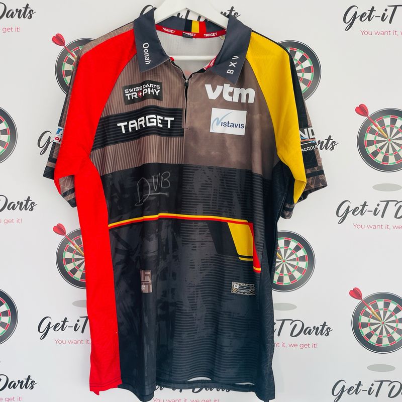 Dimitri Van Den Bergh Match Worn shirt, eurotour 12 vs James Wade