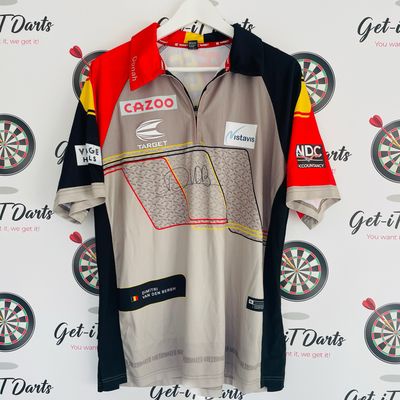 Dimitri Van Den Bergh Match Worn Shirt, player championships VS Gary Anderson