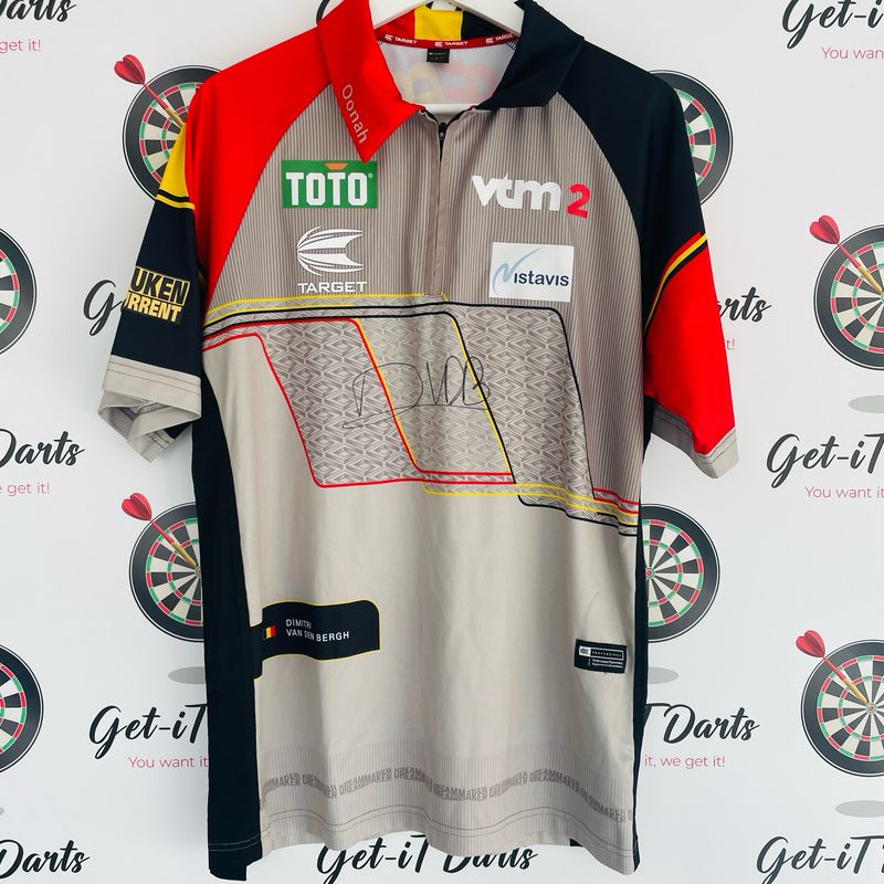 Dimitri Van Den Bergh Match Worn shirt, Toto Dutch Dart Masters VS Gerwyn Price