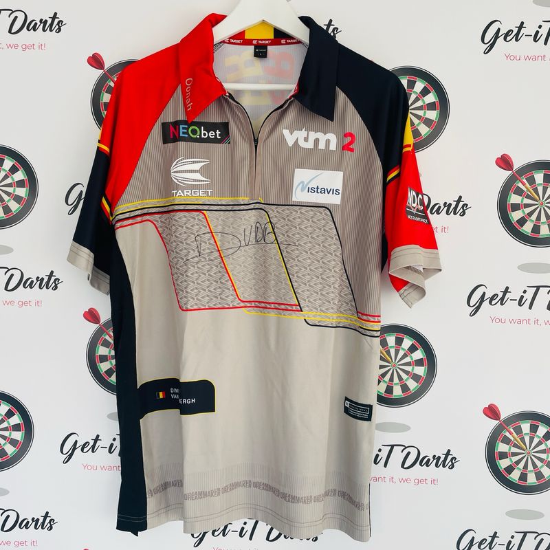 Dimitri Van Den Bergh Match Worn shirt, eurotour 8 vs Josh Rock