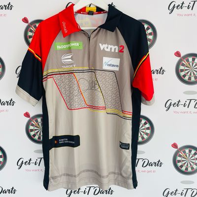 Dimitri Van Den Bergh Match Worn shirt, World Championship 2024 VS Florian Hempel