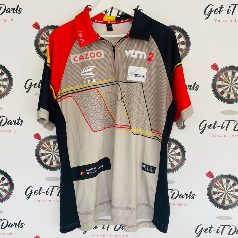 Dimitri Van den Bergh Match Worn Shirt, The Masters 2024 Quarter Final vs Damon Hera