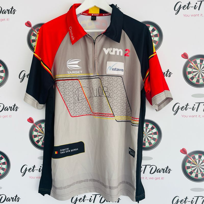 Dimitri Van den Bergh Match Worn Shirt, pro Tour 2024 First 6 months