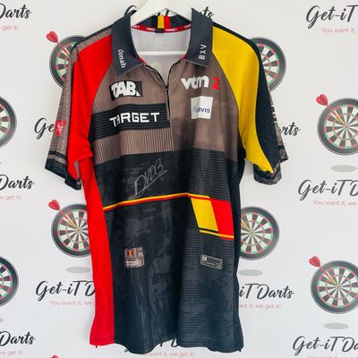Dimitri Van den Bergh Match Worn Shirt, New Sealand Darts Masters 2024