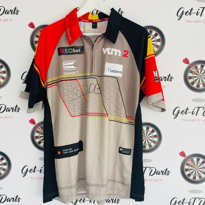 Dimitri Van den Bergh Match Worn Shirt, ET9 vs Mensur Suljovic