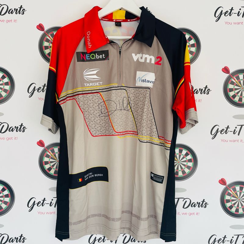 Dimitri Van den Bergh Match Worn Shirt, ET5 2nd Round vs Josh Rock