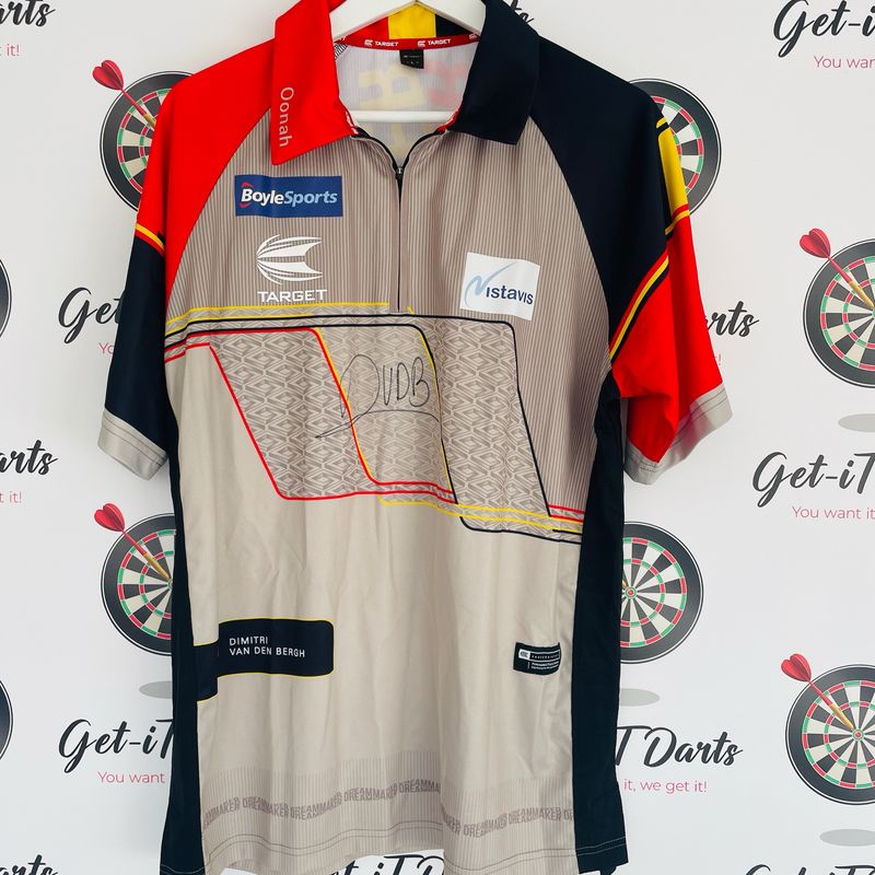 Dimitri Van den Bergh Match Worn Shirt, WGP 2024 vs Chris Dobey