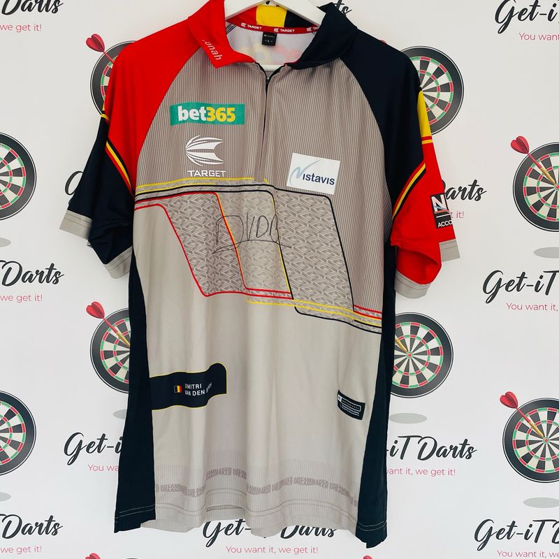 Dimitri Van den Bergh Match Worn Shirt, World Championships 2023 VS Rob Cross