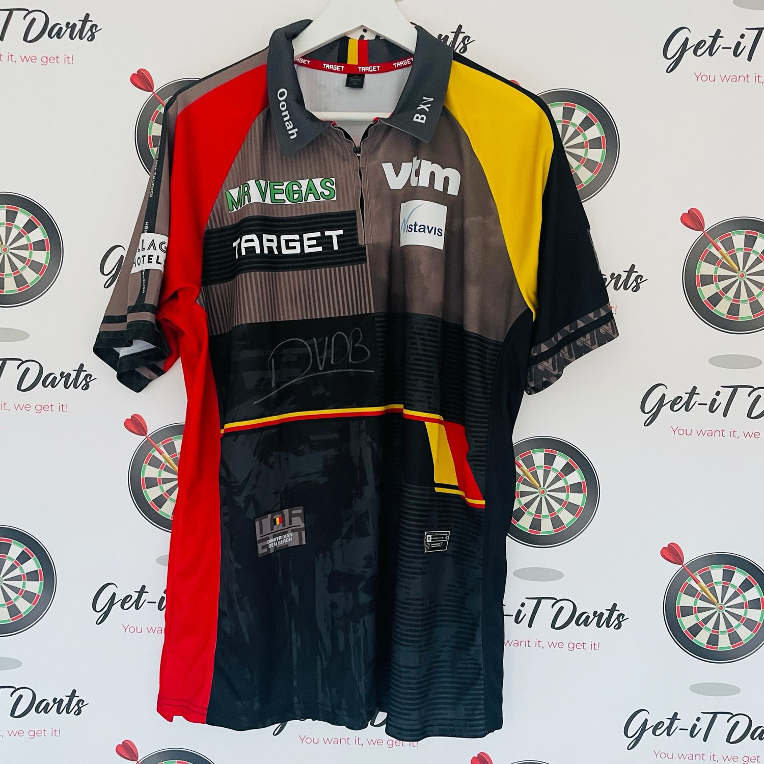 Dimitri Van den Bergh Match Worn Shirts, GSOD 2024 vs Lourence Ilagan