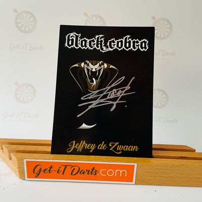 Signed Card Jeffrey De Zwaan Black Cobra
