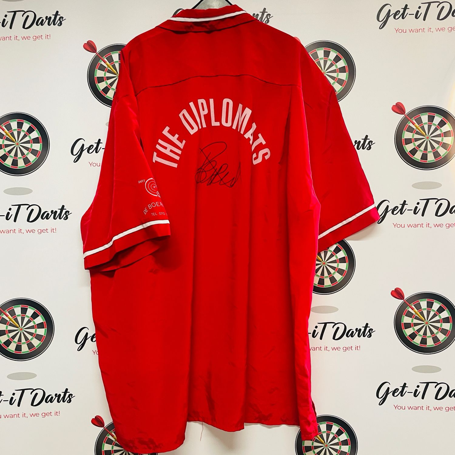 Raymond van Barneveld Match Worn Shirt, Comp. The Diplomats