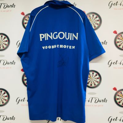 Raymond van Barneveld Match Worn Shirt, Pingouin