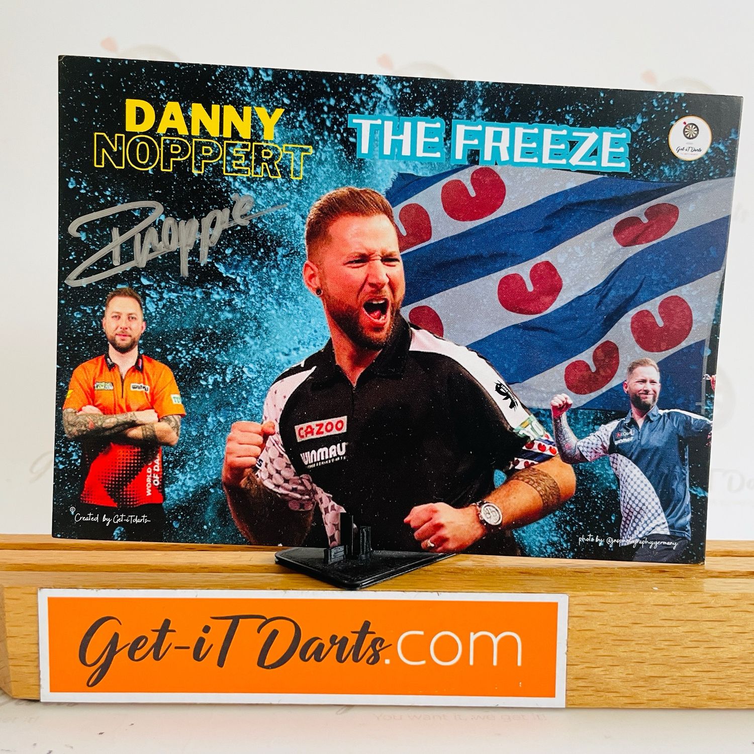 Photocard Danny Noppert, signed