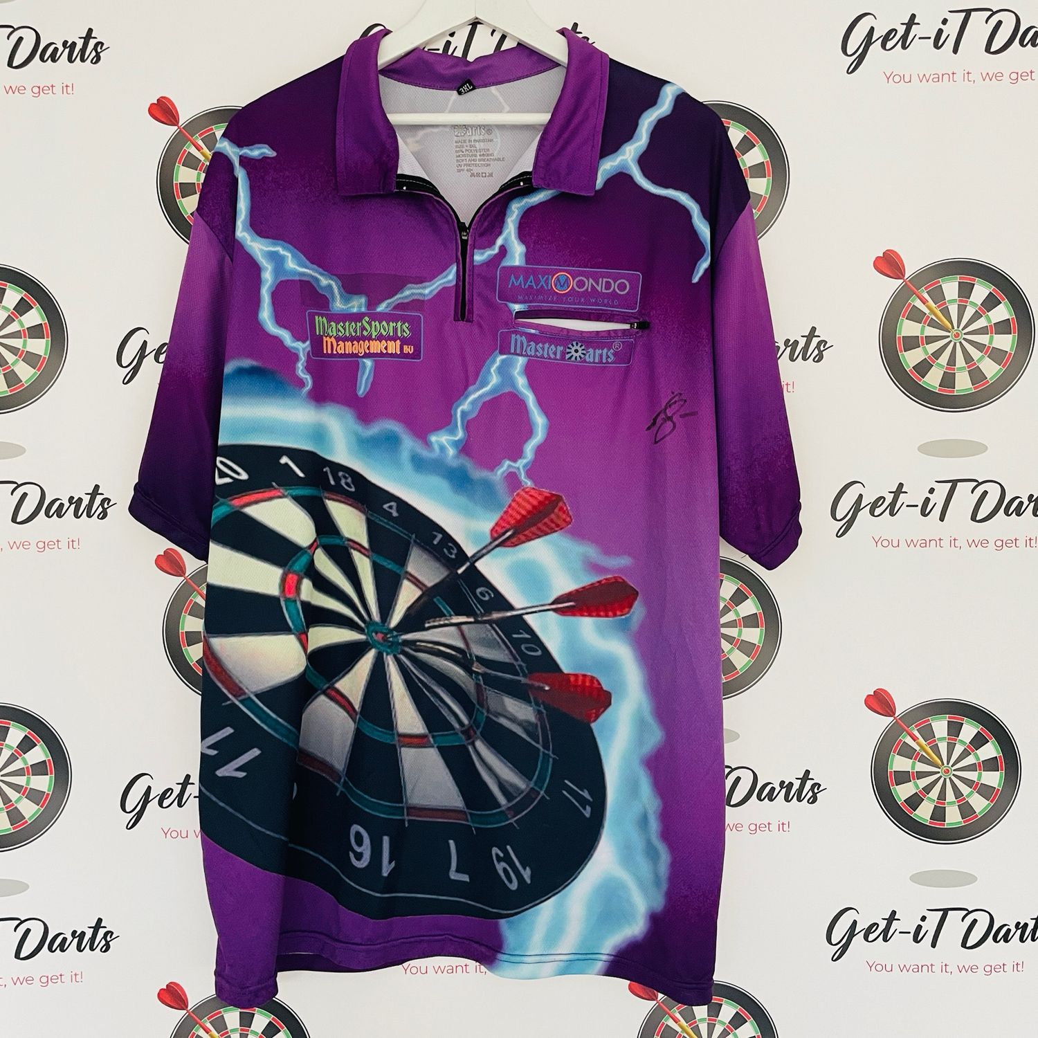 Match Worn Shirt by Jitze van der Wal, UK Open 2023