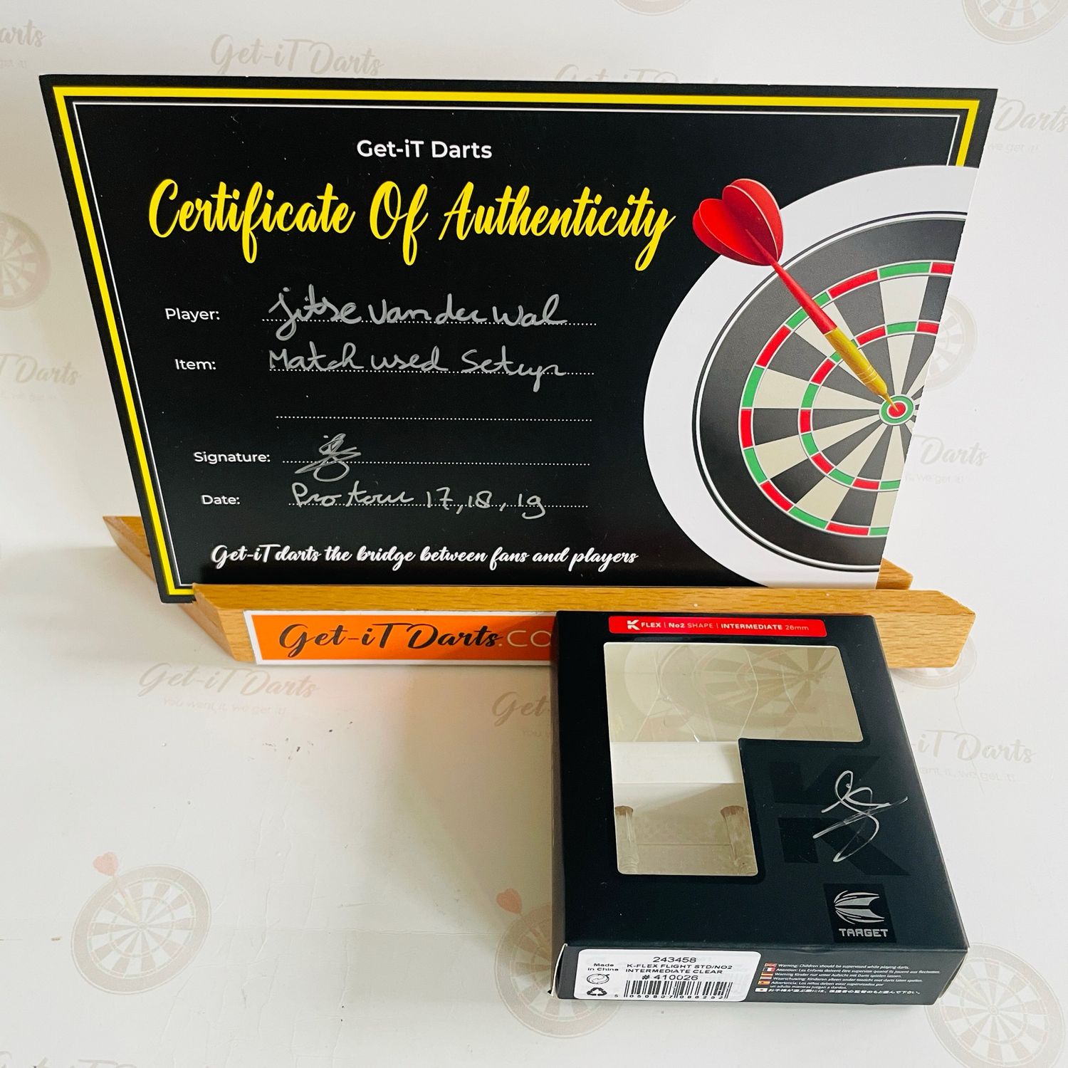 Match used setup by Jitze van der Wal