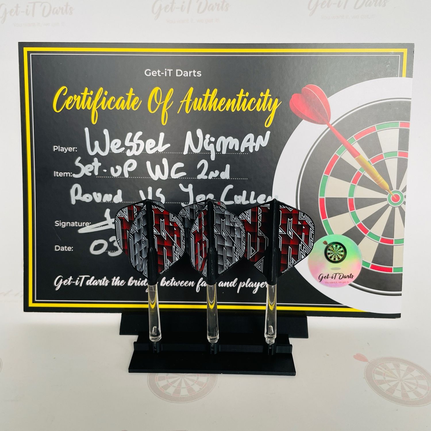 Setup Certificate display black