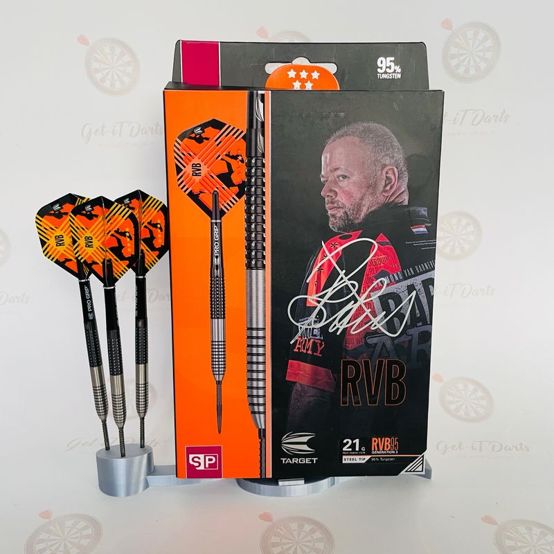 Darts box stand grey