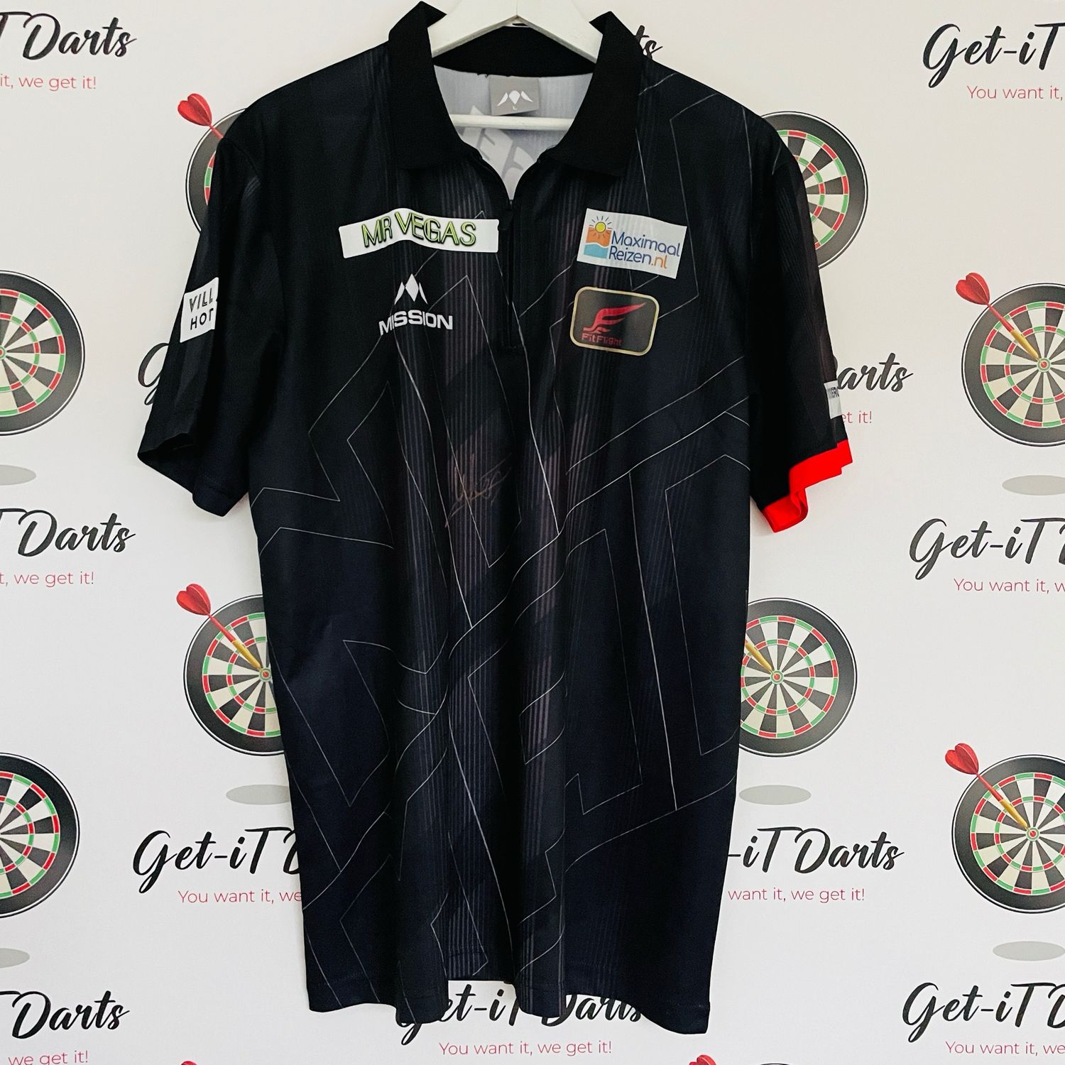 Wessel Nijman match Worn shirt vs Josh Rock GSOD 2024