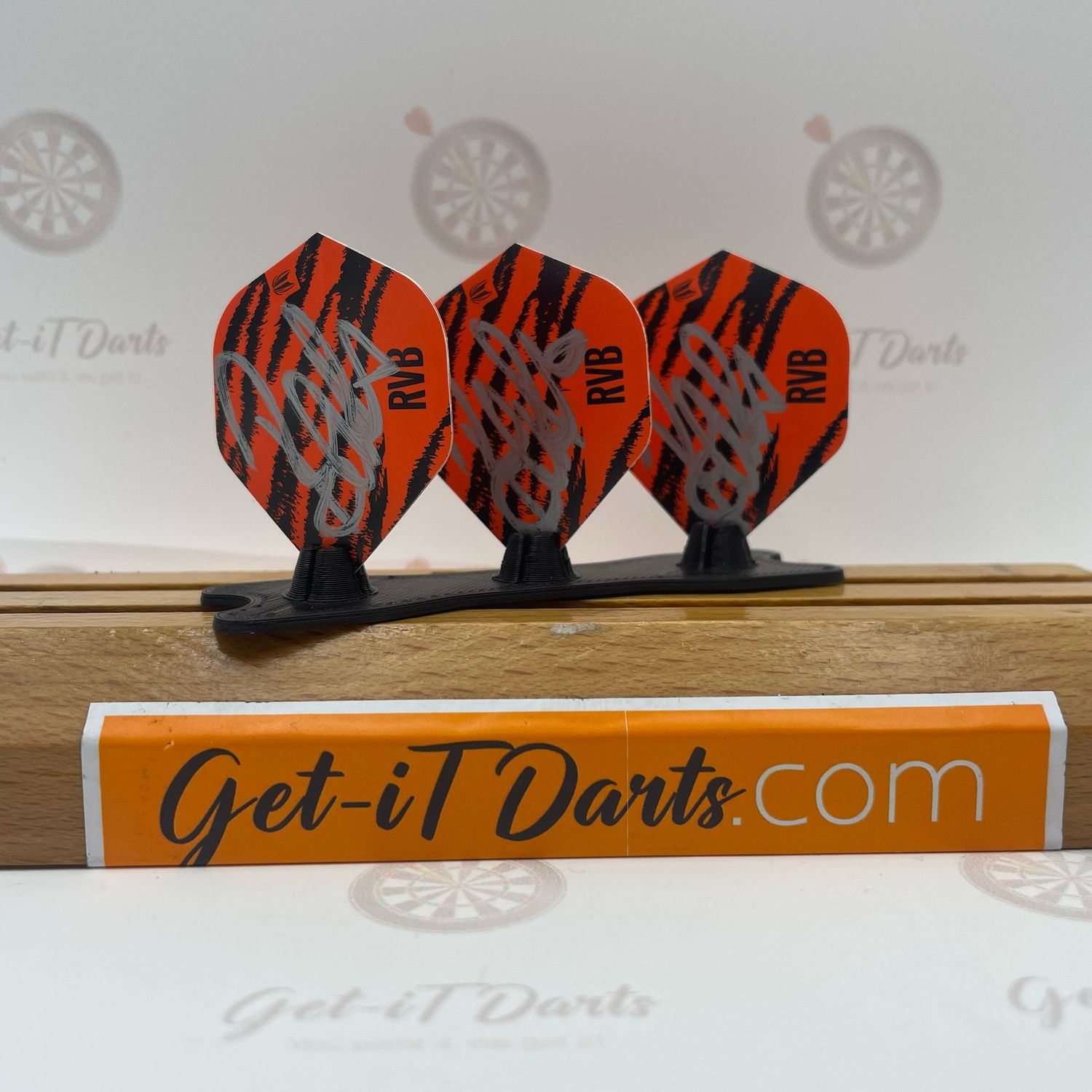 RvB Signed flights Target Orange Tiger 'Silver SIGNED"