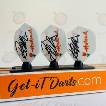 Holland Flights Wit - Signed by Raymond van Barneveld