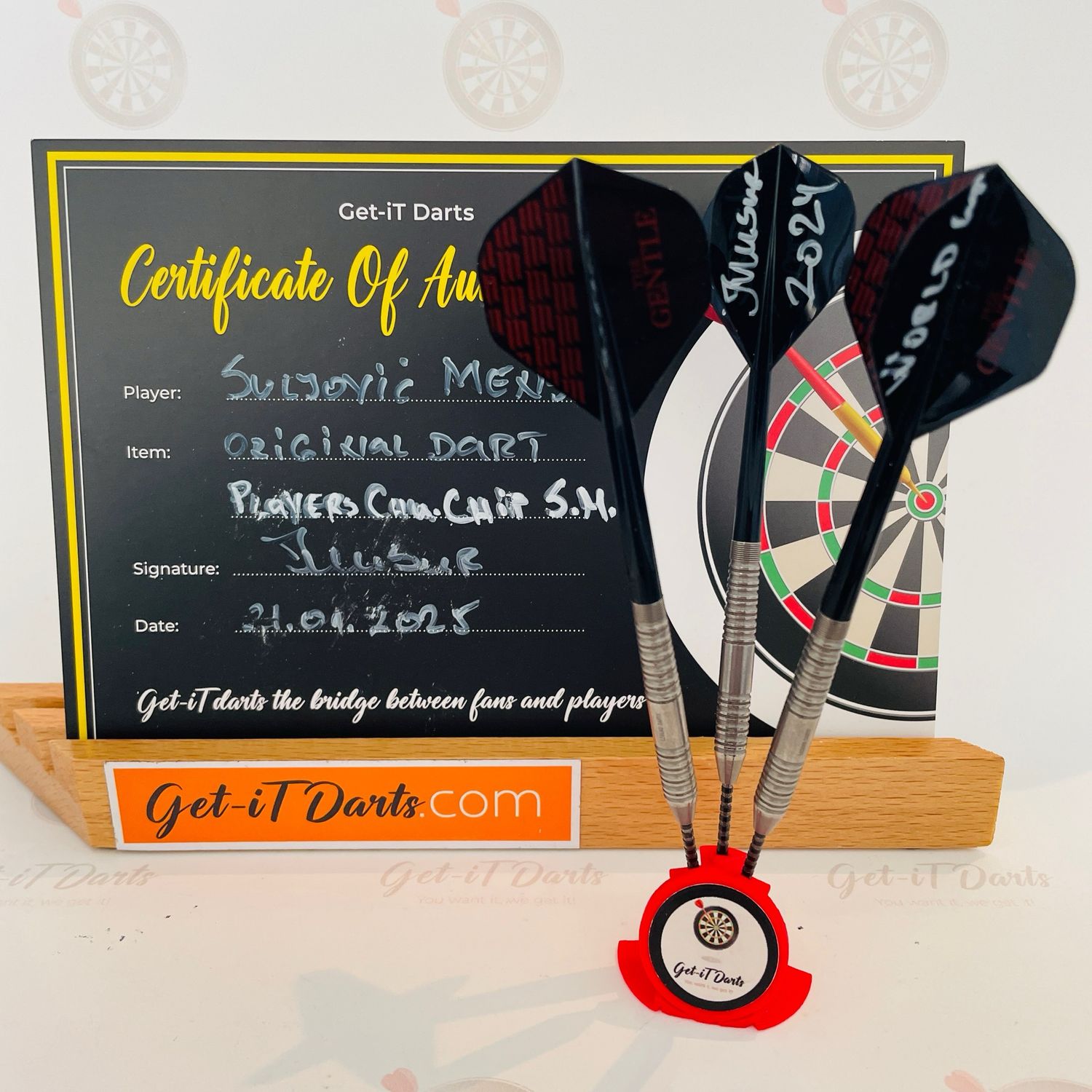 Mensur Suljović Match Used darts Original