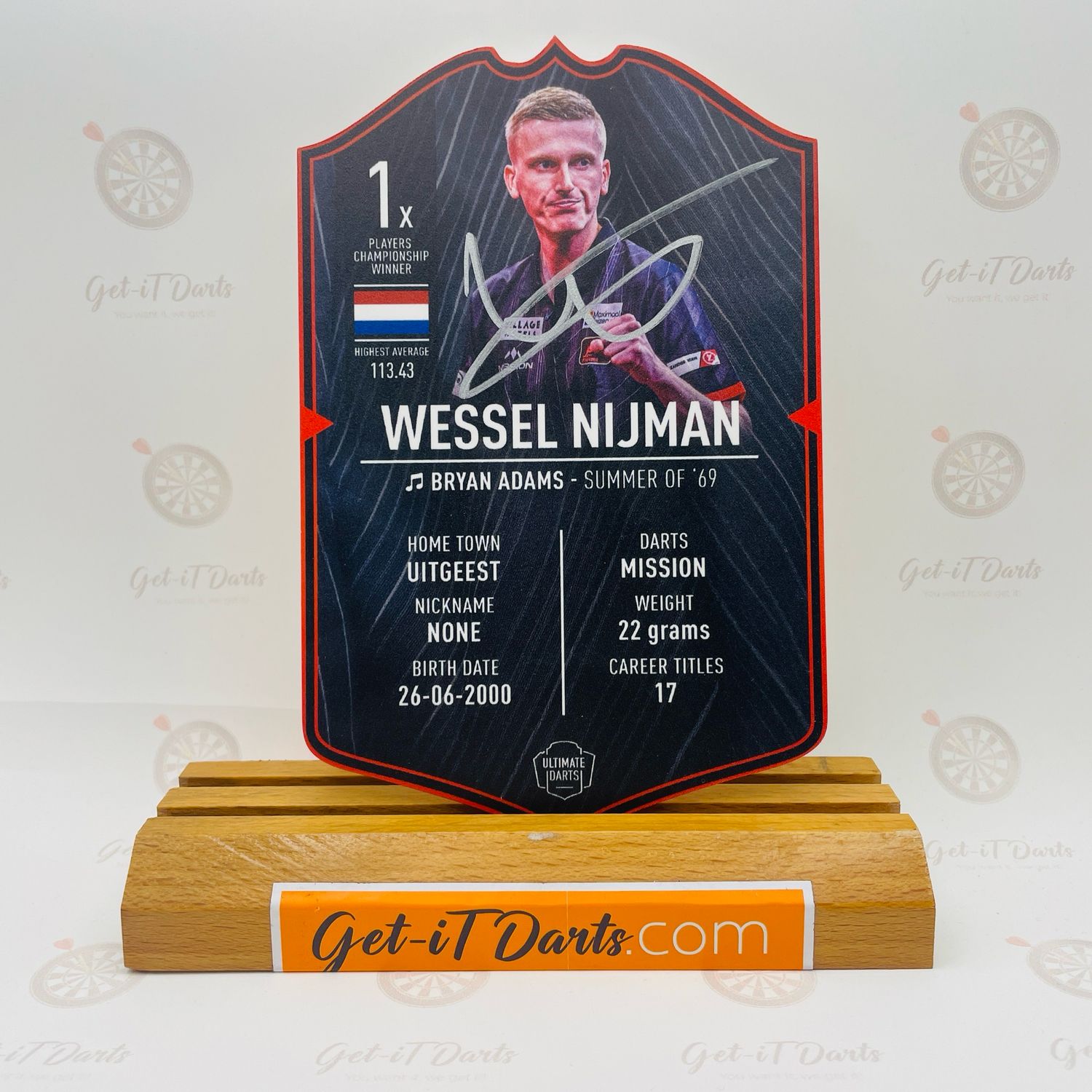Wessel Nijman Ultimate Card Mini signed