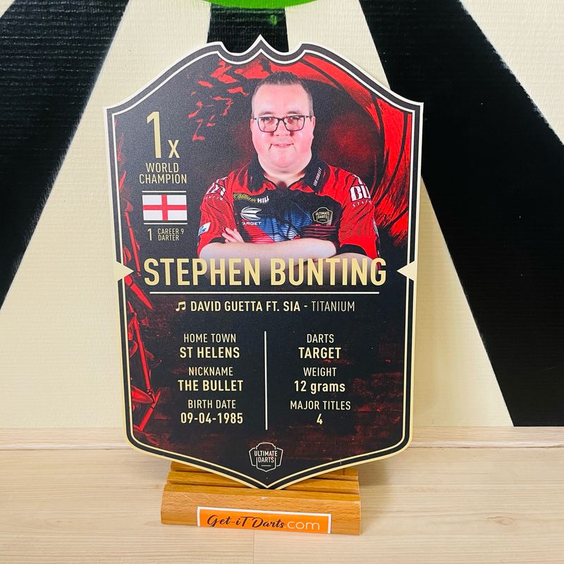 Ultimate Dart Card Stephen Bunting