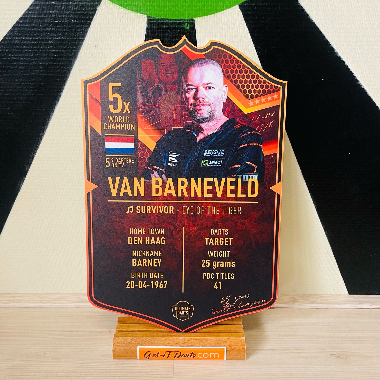 Ultimate Darts Card Raymond van Barneveld 