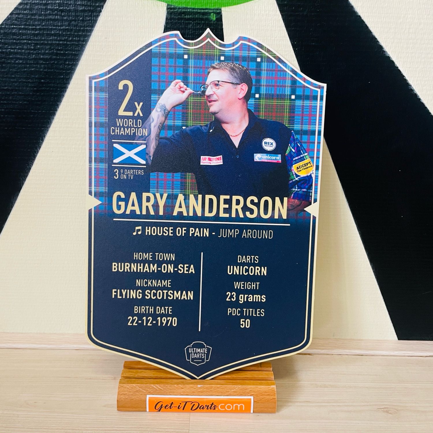 Ultimate Darts Card Gary Anderson