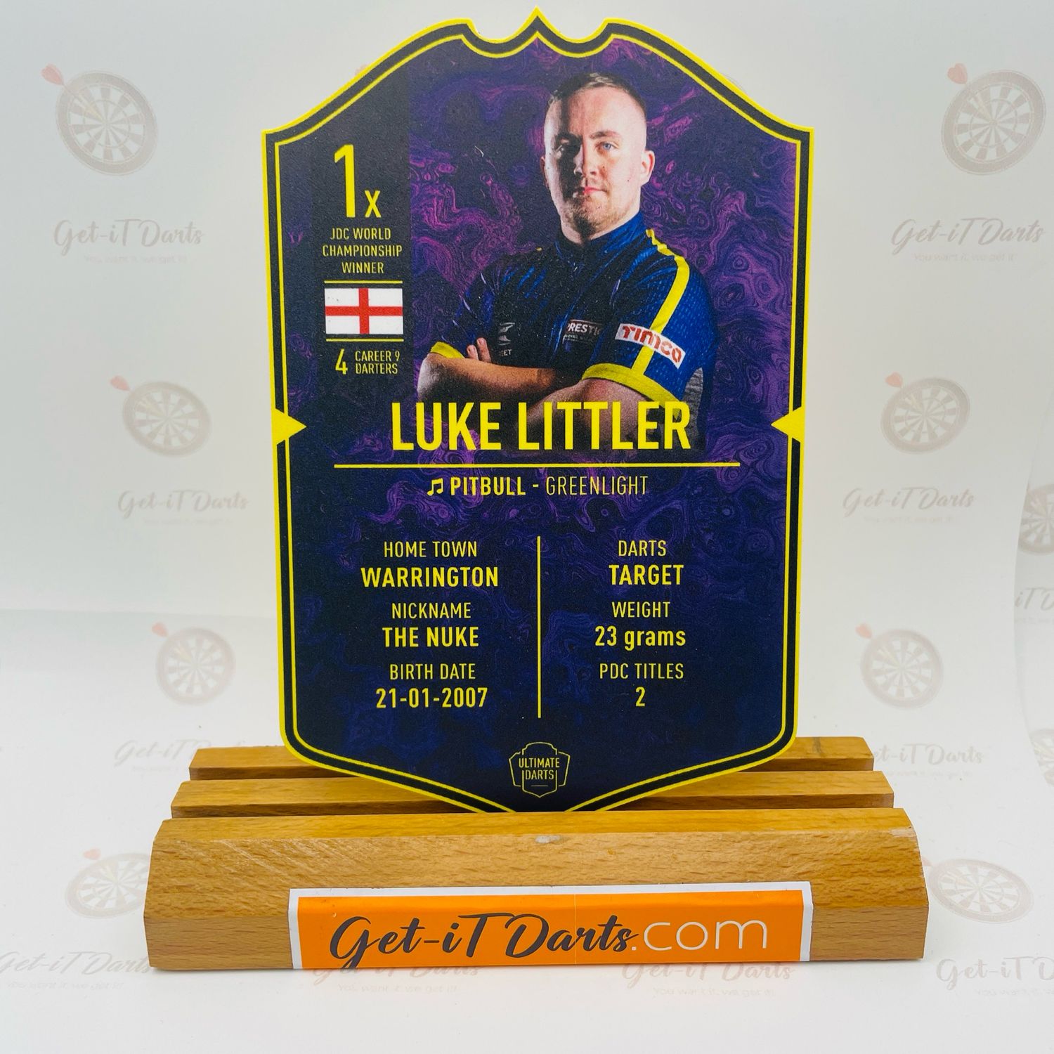 Ultimate Darts Card Luke Littler