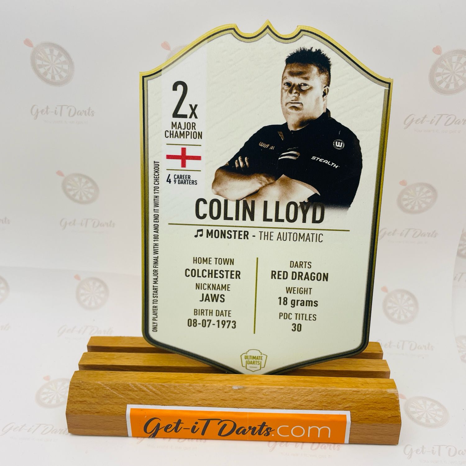 Ultimate Dartcard Collin Lloyd, Metal - Mini