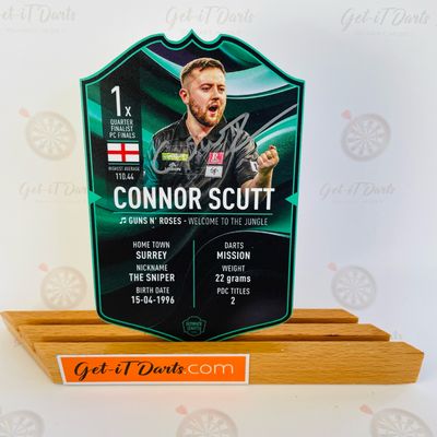 Ultimate Darts Card Connor Scutt signed