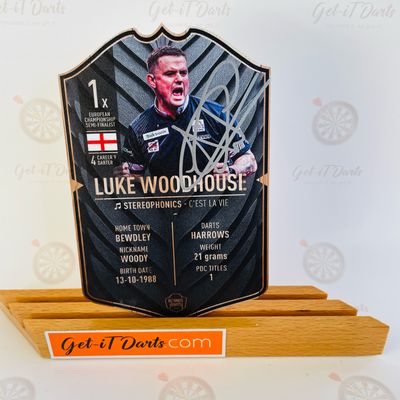 Ultimate Darts Card Luke Woodhouse Signed 